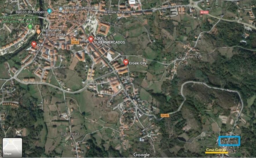 Pensjonat Casa Garcia Allariz Zewnętrze zdjęcie